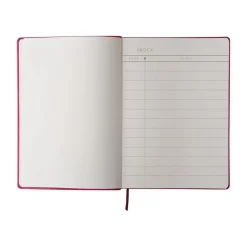 Oberthur Carmen - Carnet de notes rigide A5 - ligné - rose