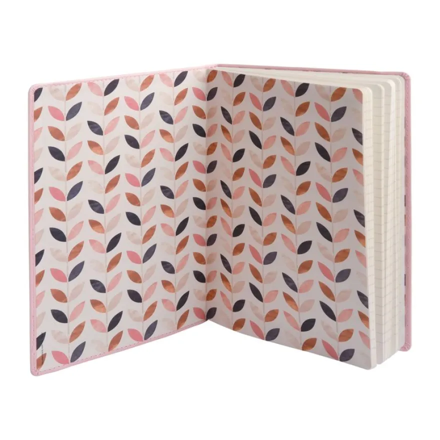 Oberthur Carmen - Carnet de notes souple ligné - A6 - 160 pages - blush
