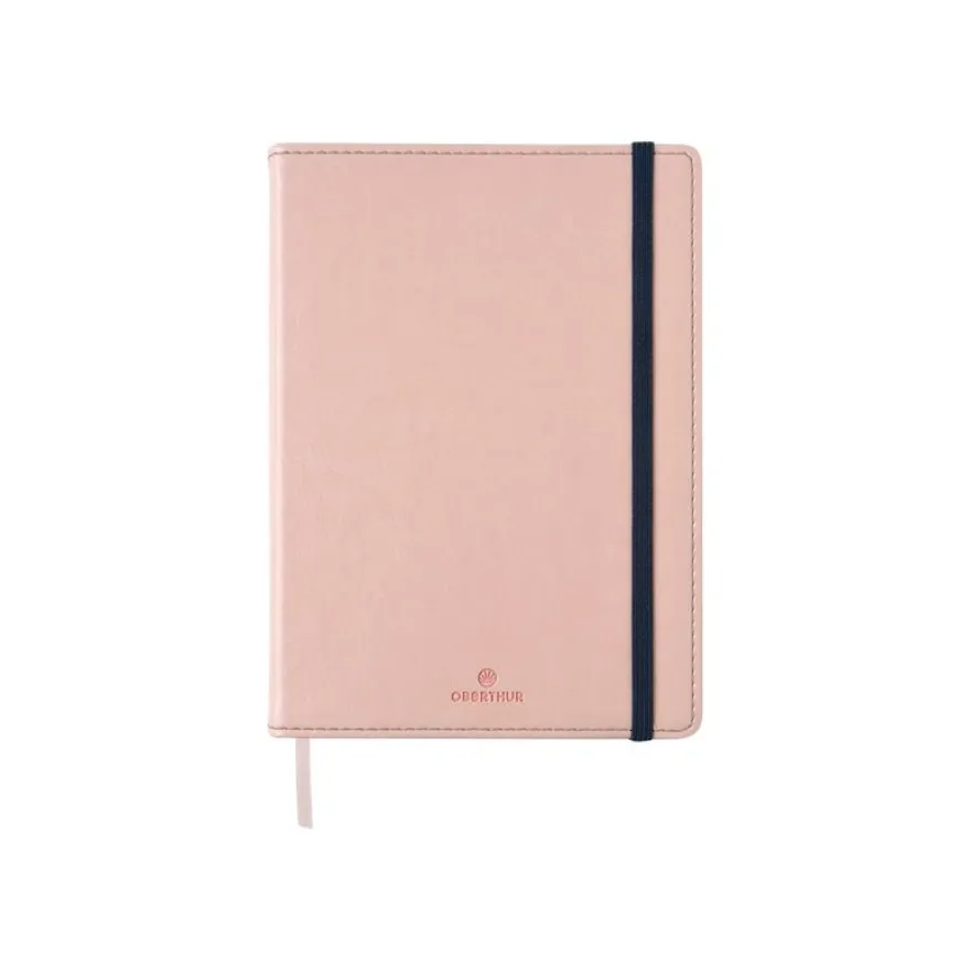 Oberthur Carmen - Carnet de notes souple ligné - A6 - 160 pages - blush