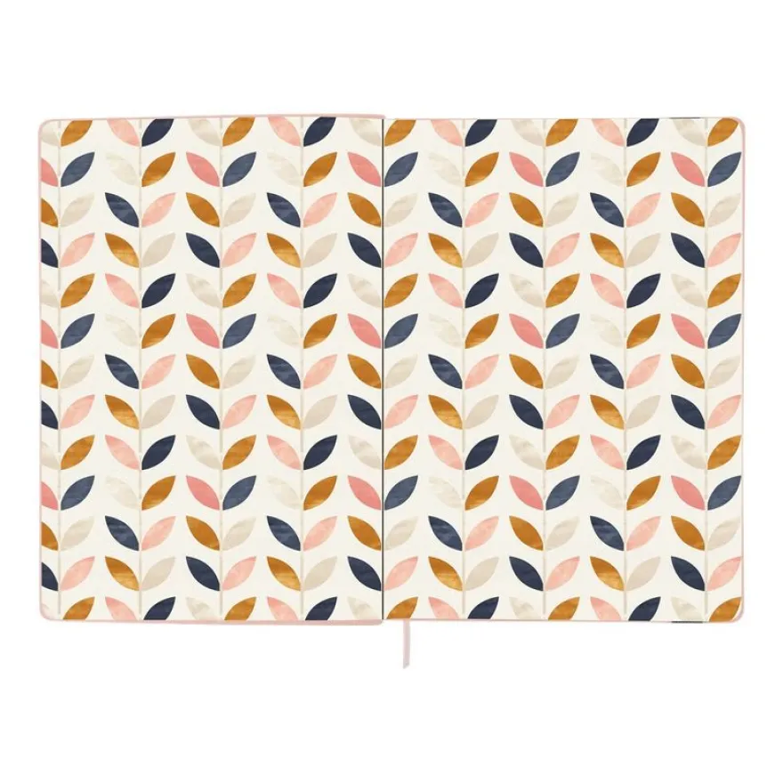 Oberthur Carmen - Carnet de notes souple ligné - A6 - 160 pages - blush