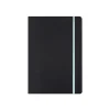 Oberthur Carmen - Carnet de notes souple - A5 - ligné - 200 pages - noir