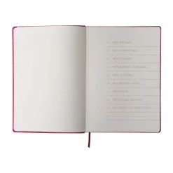 Oberthur Carmen - Carnet de notes A7 - prune