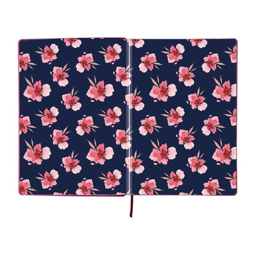 Oberthur Carmen - Carnet de notes A7 - prune