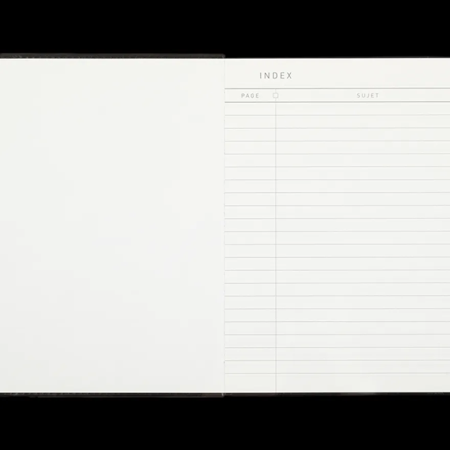 Oberthur Carmen - Carnet de notes souple A4 - ligné - moutarde