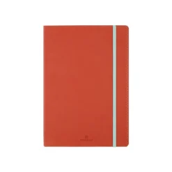 Oberthur Carmen - Carnet de notes souple - A5 - uni - 200 pages - corail