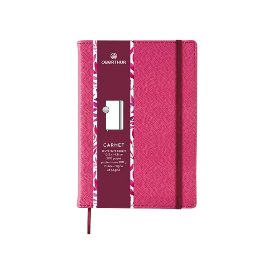 Oberthur Carmen - Carnet de notes A6 - rose