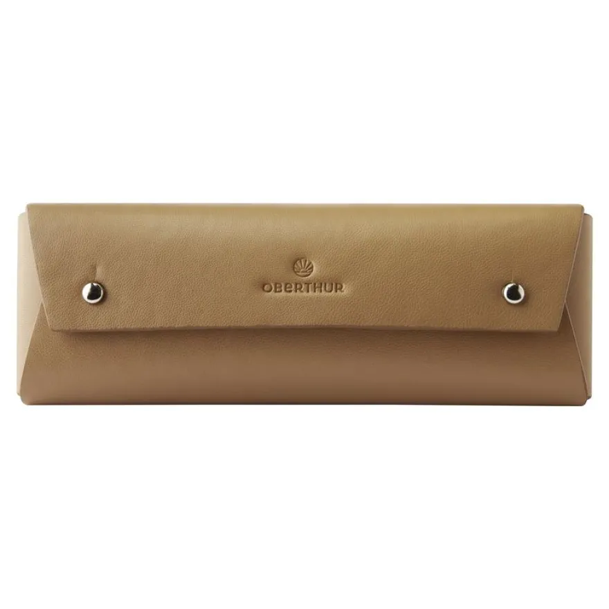 Oberthur Cologne - Etui simple pour stylo - camel