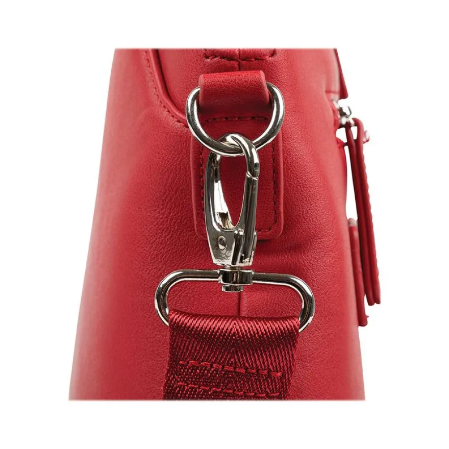 Oberthur Jakarta - Sacoche slim pour ordinateur portable 15,6" - rouge