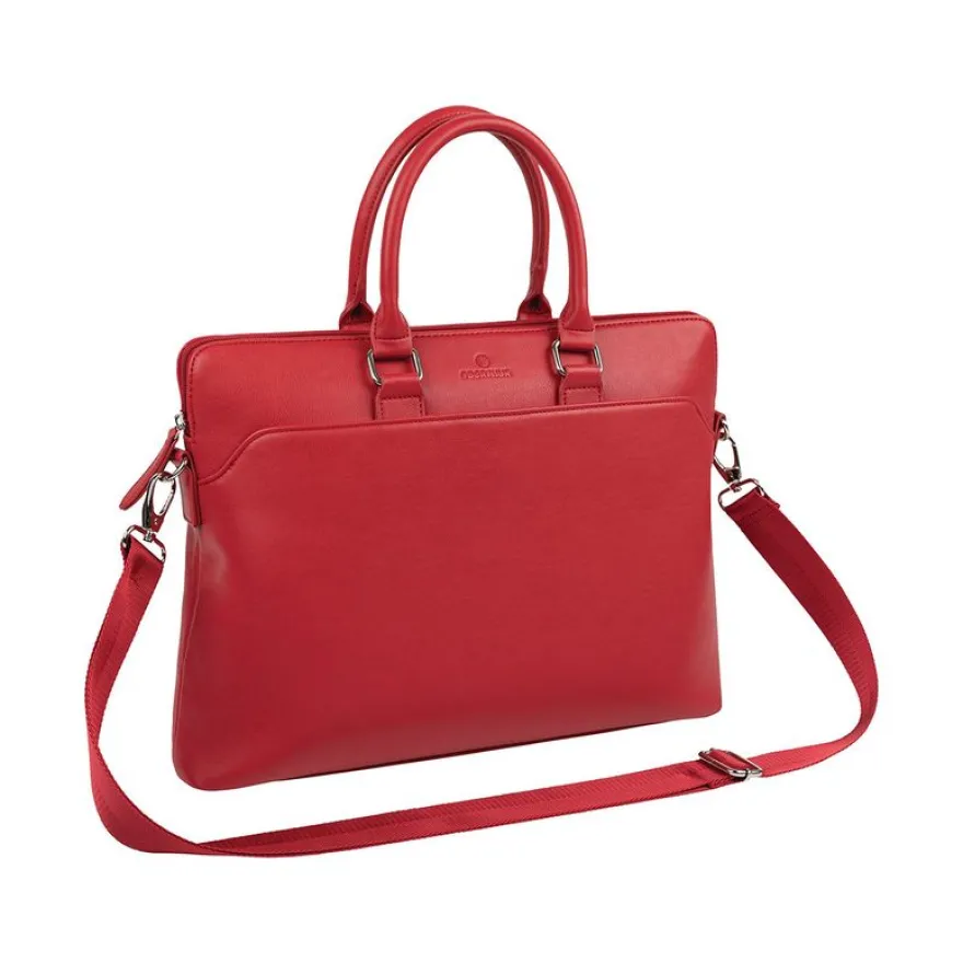 Oberthur Jakarta - Sacoche slim pour ordinateur portable 15,6" - rouge
