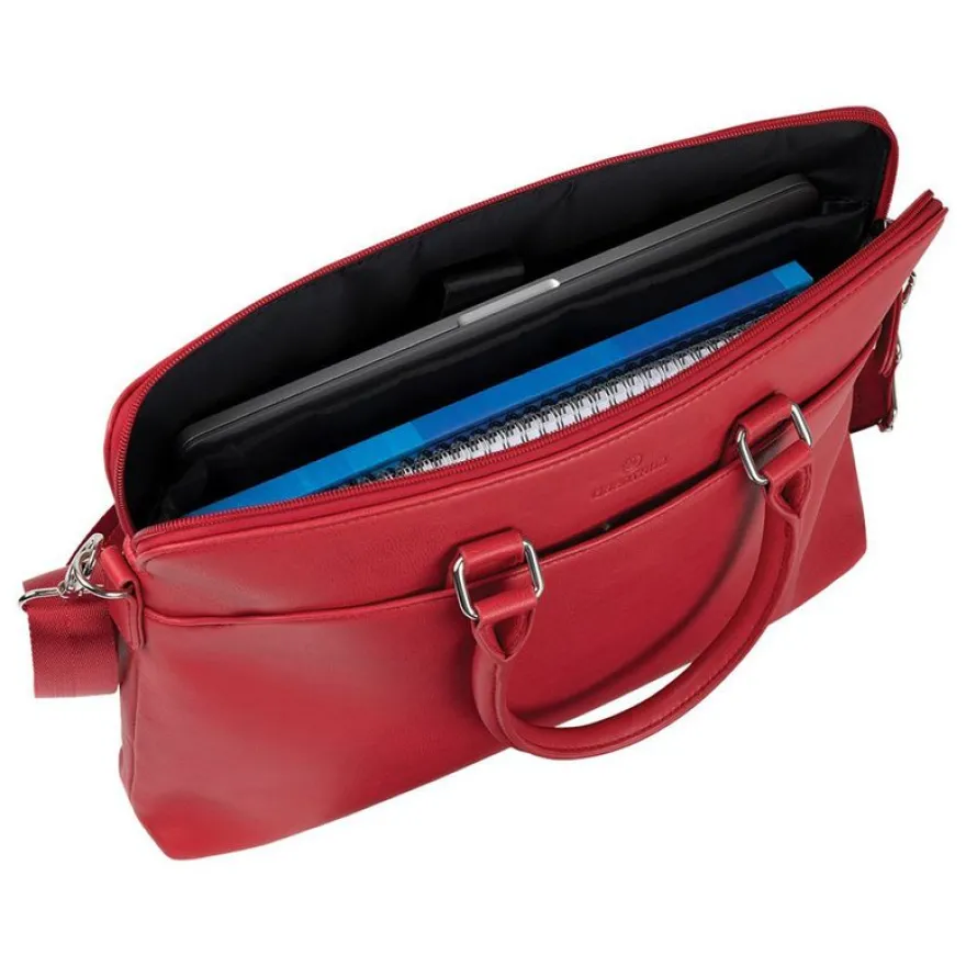 Oberthur Jakarta - Sacoche slim pour ordinateur portable 15,6" - rouge