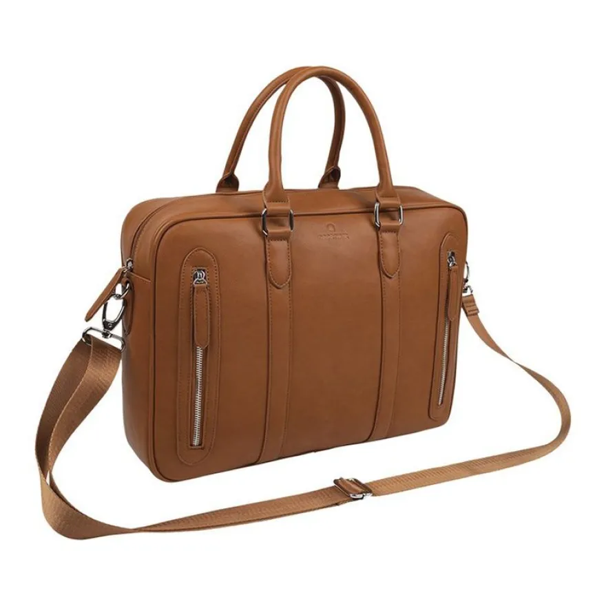 Oberthur Jakarta - Sacoche pour ordinateur portable 15,6" - camel