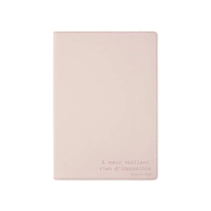 Oberthur Kazan - Carnet de notes A5 - ligné - 160 pages - blush - papier ivoire