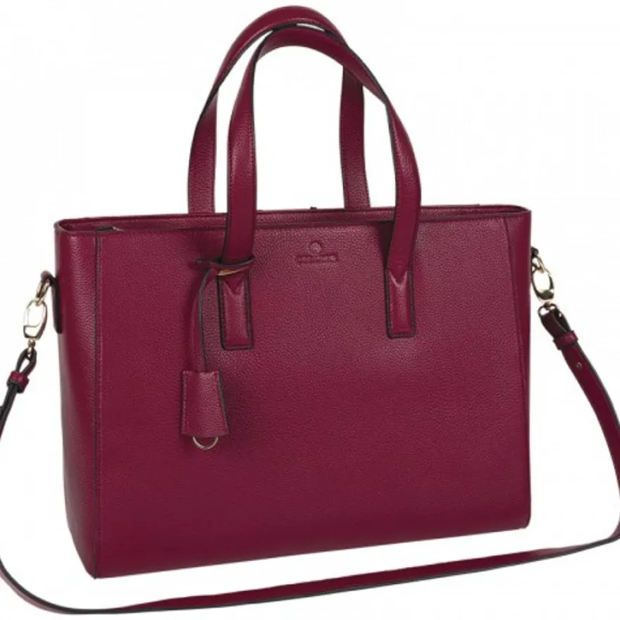 Oberthur Lady Bradford - Sac cabas pour ordinateur 15,6" - framboise
