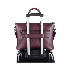Oberthur Locmaria - Sac cabas pour ordinateur portable 15,6" - prune