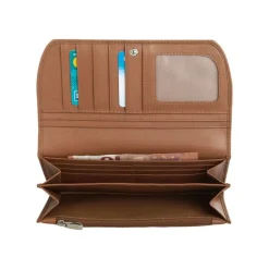 Oberthur London - Portefeuille compagnon cuir camel