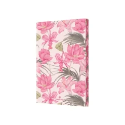 Oberthur Malaga - Carnet de notes souple - A5 - ligné - 200 pages - pivoines