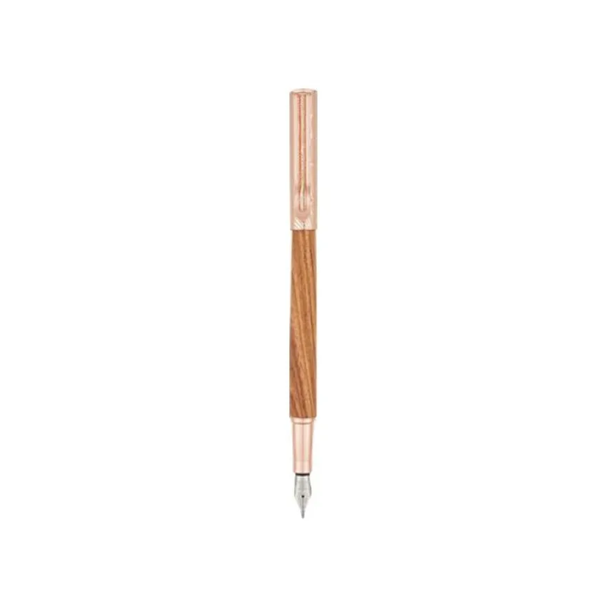 Oberthur Mimizan - Stylo plume - bois de rose
