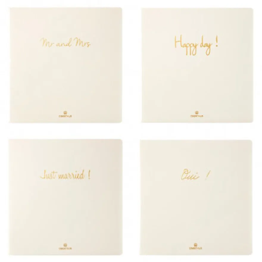 Oberthur Mr & Mrs - Livre d'or 25 x 25 cm - différents modèles disponibles