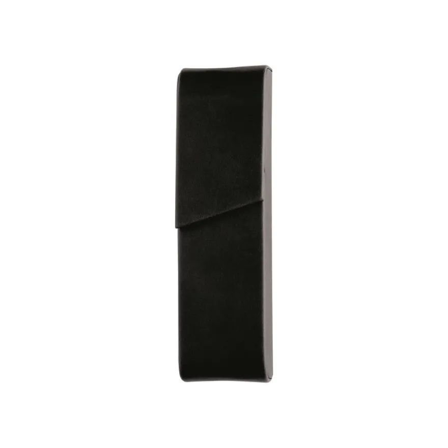 Oberthur Nomade - Etui double noir - pour 2 stylos