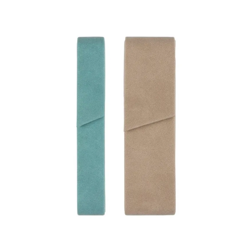 Oberthur Nomade - Etui simple pour stylo - bleu céladon