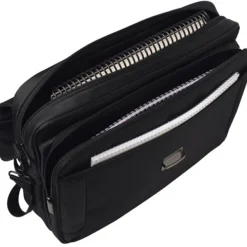 Oberthur Oklahoma - Cartable souple 2 compartiments - noir - 41 x 12 x 36 cm