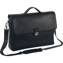 Oberthur Oregon - Cartable rigide 2 compartiments - pour ordinateur portable 17,3" - noir