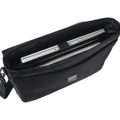 Oberthur Oregon - Cartable rigide 2 compartiments - pour ordinateur portable 17,3" - noir