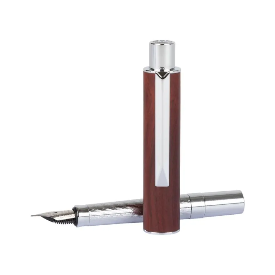 Oberthur Ottawa - Stylo plume - acajou