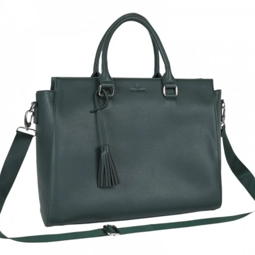 Oberthur Sofia - Sac cabas pour ordinateur 15,6" - vert