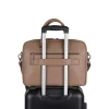 Oberthur Sofia - Sacoche pour ordinateur portable 15,6" - 2 compartiments - taupe