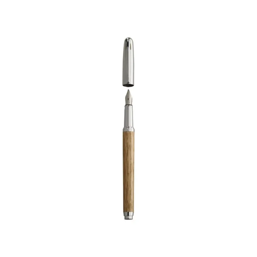 Oberthur Séquoia - Stylo plume chêne / chrome