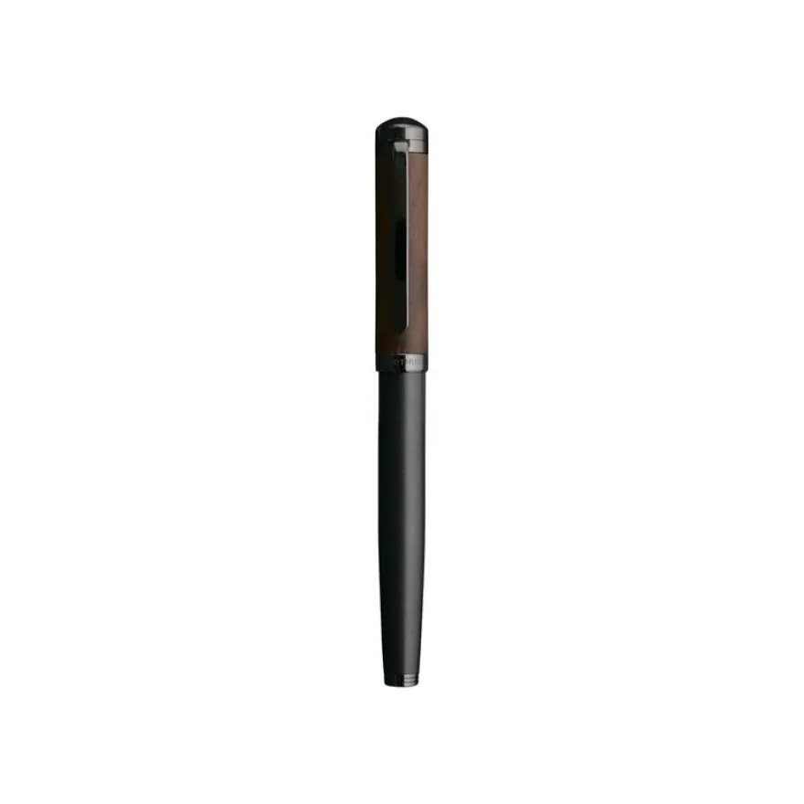 Oberthur Tandem - Roller bois de noyer / gris mat