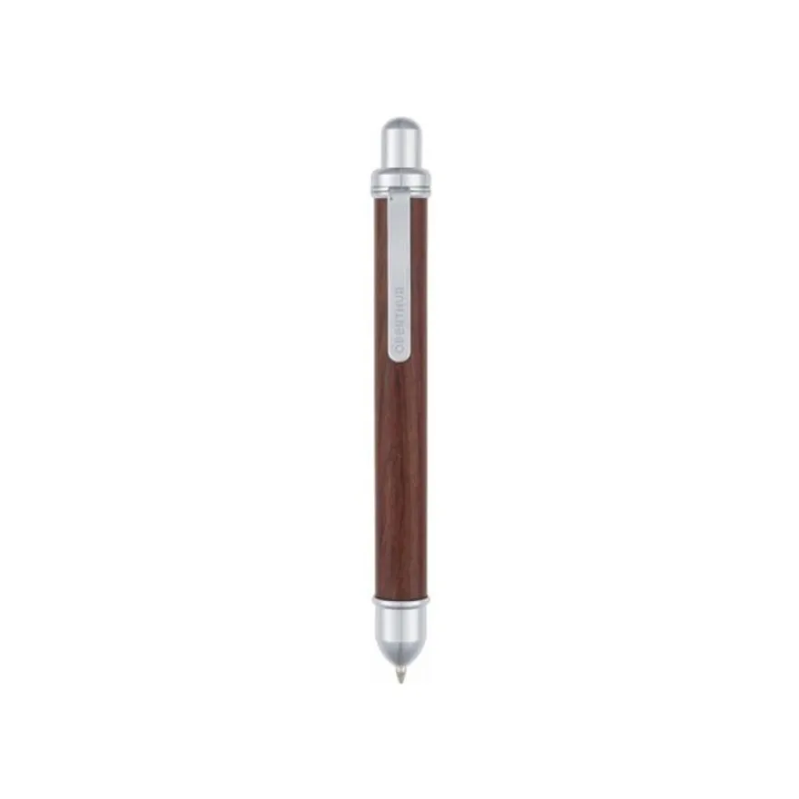 Oberthur Tolède - Mini stylo à bille poussoir - bois de rose
