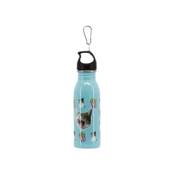 Oh My Pop! ANGRY CAT - Gourde bouteille d'eau - turquoise - 500 ml