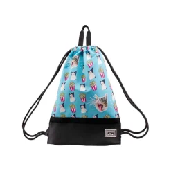 Oh My Pop! Angry Cat - Sac à dos piscine cordon - 1 compartiment - turquoise - Karactermania