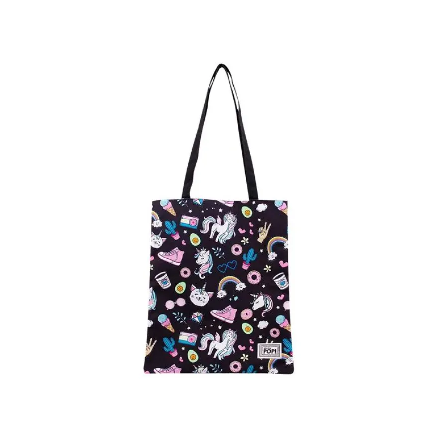 Oh My Pop! Illusion - Sac shopping - noir - Karactermania
