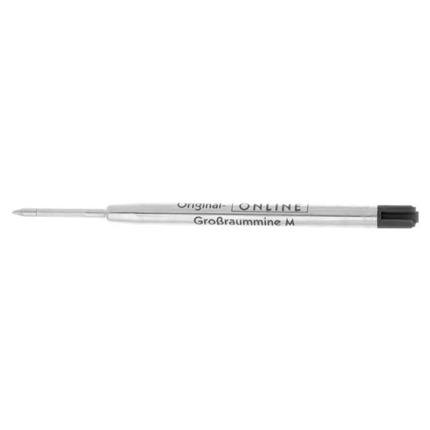 Online - Recharge de stylo bille noir - pointe moyenne