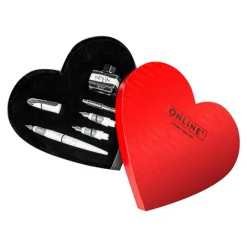 Online Best Writer Air - Coffret cœur calligraphie stylo plume avec encre et différentes plumes - noir