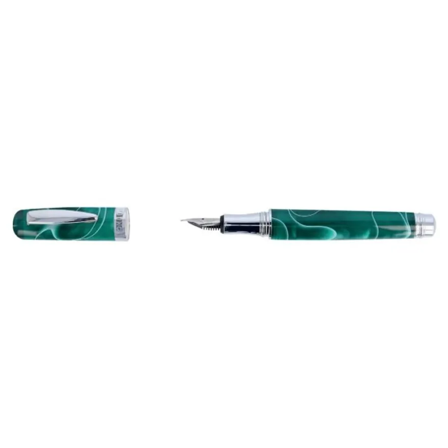 Online Bohemian Art - Stylo plume vert - pointe moyenne