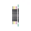 Online Calli Twin - Stylo pinceau à double embout - feutre de calligraphie - pastel