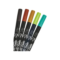 Online Calli.Twin Fresh Edition - 5 Feutres pinceau à double embout - couleurs assorties : noir, turquoise, citron vert, aubergine, érable