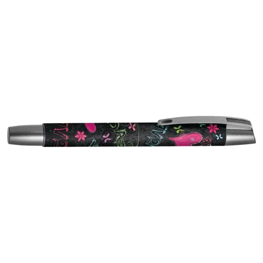 Online Campus - Stylo plume pour gauchers - Be happy