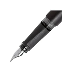 Online Campus - Stylo plume - encre bleue - 0.5 mm - corps noir