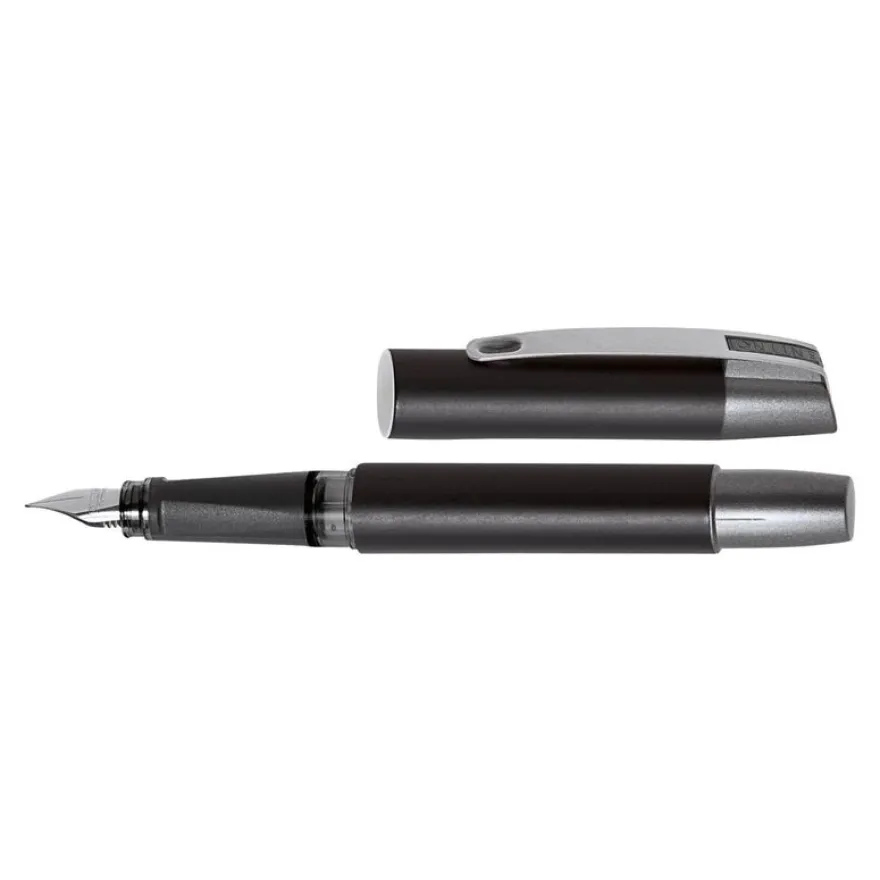 Online Campus - Stylo plume pour gauchers - noir