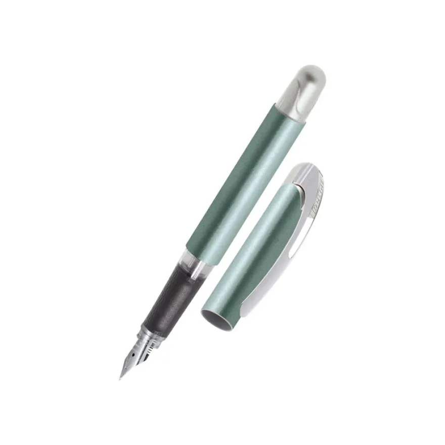 Online College Metallic - Stylo plume turquoise