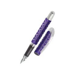 Online College Style - Stylo plume - violet/argent