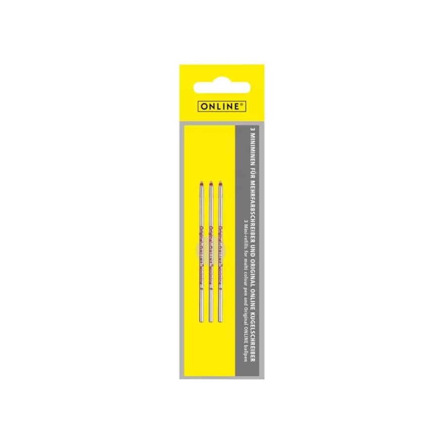 Online D1 - 3 Recharges - rouge