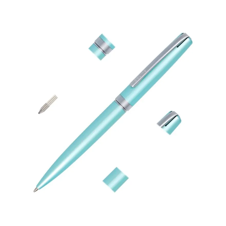 Online Eleganza - Stylo à bille - turquoise satin
