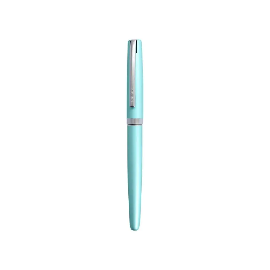 Online Eleganza - Stylo plume - turquoise satin