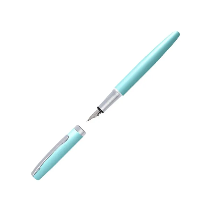 Online Eleganza - Stylo plume - turquoise satin